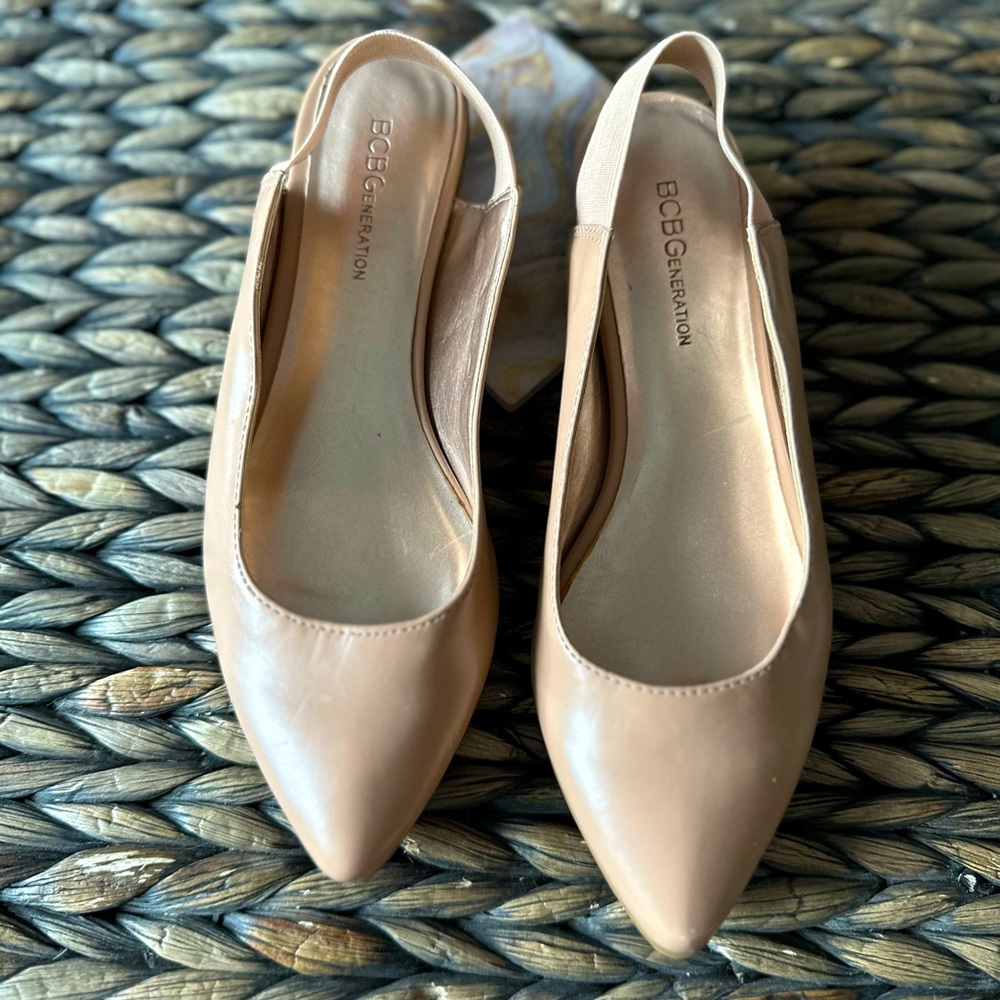 BCBG Nude Flats